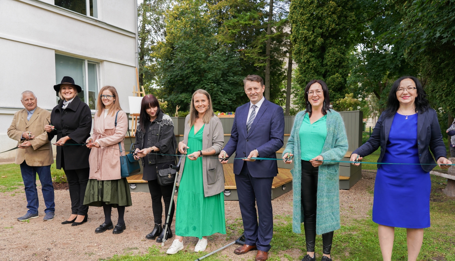 Radošās terases pie Balvu Mākslas skolas atklāšanas svētki