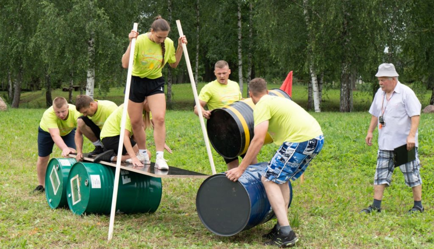 Sportiskā gaisotnē tiekas Balvu novada zemnieku saimniecības 