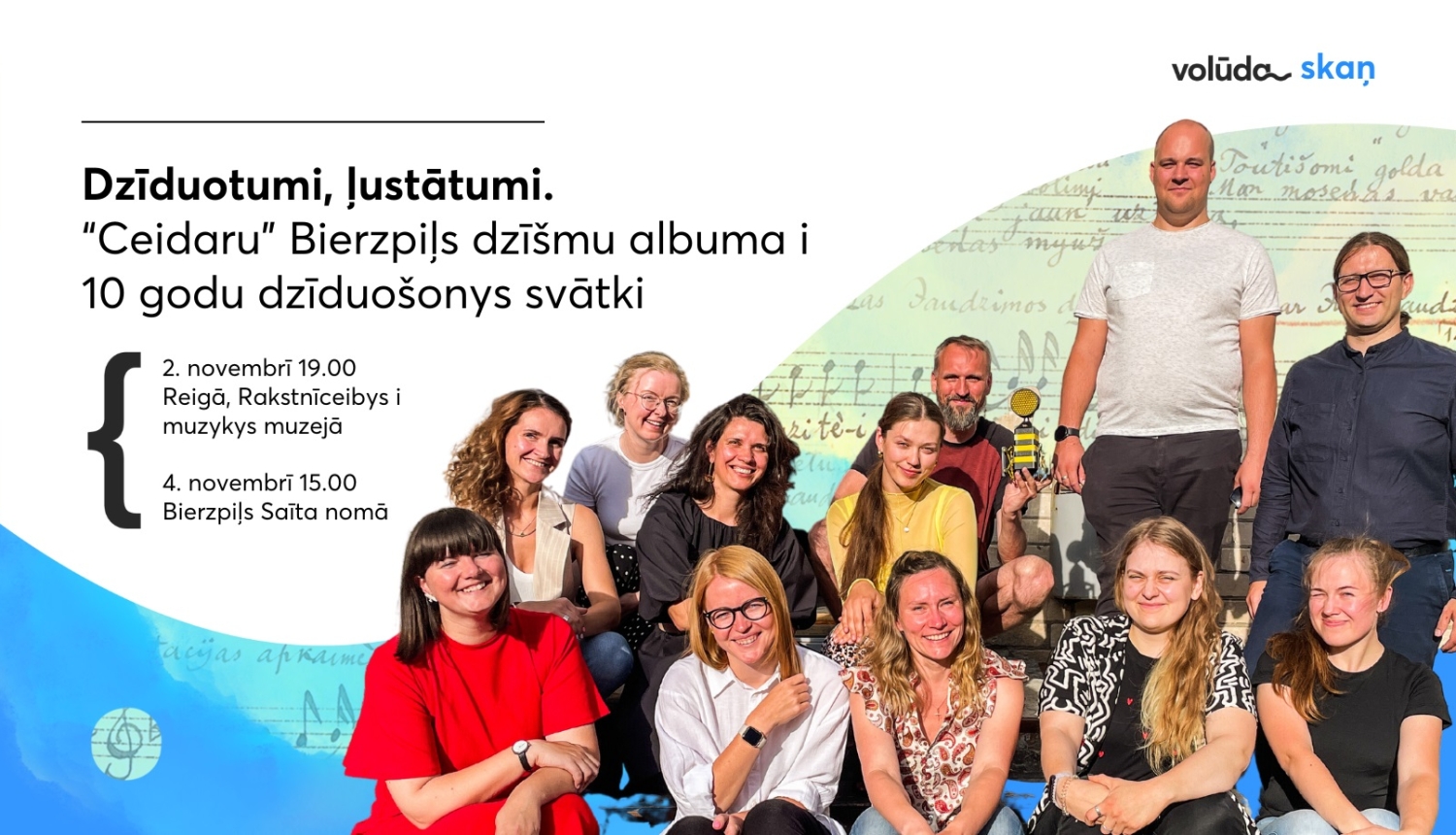 Folkloras kopa “Ceidari” – ierakstījuši Bērzpils dziesmu albumu un aicina uz koncertiem