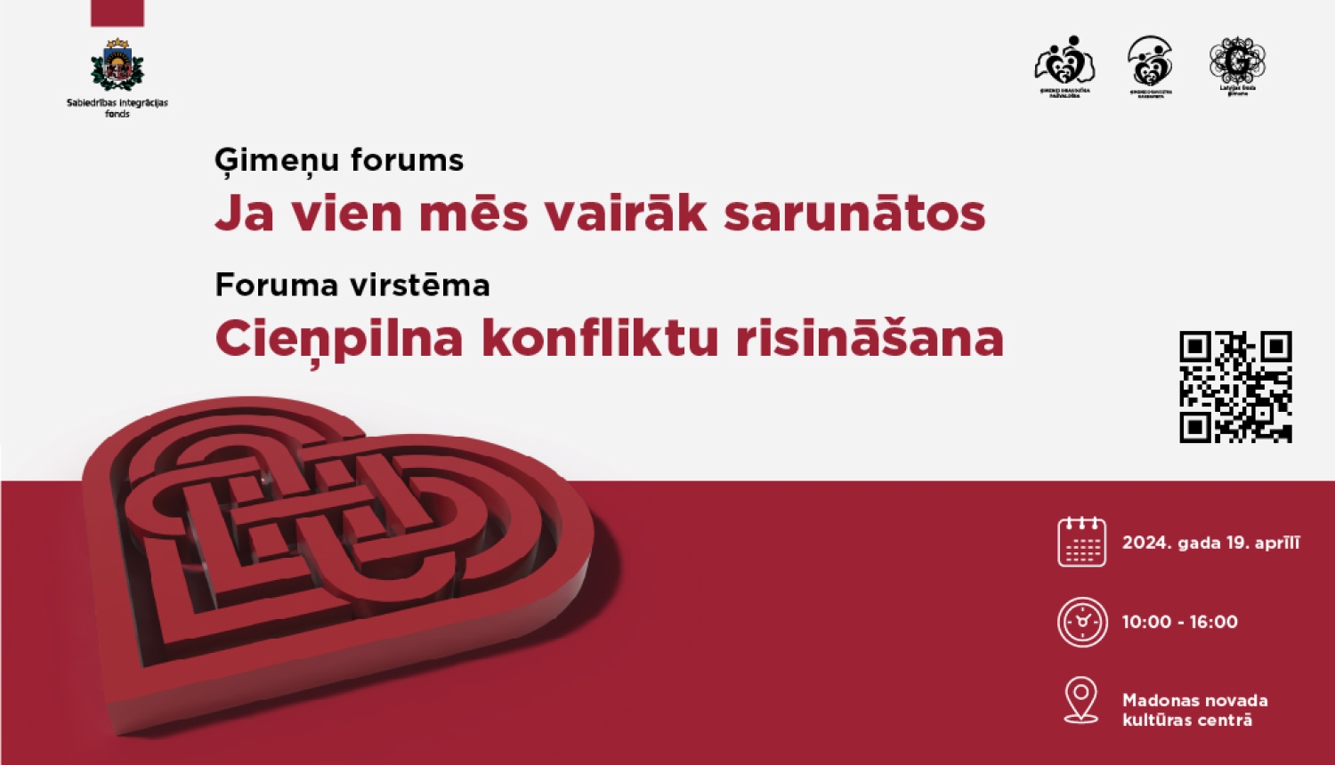 Aicina uz ģimeņu forumu “Ja vien mēs vairāk sarunātos”