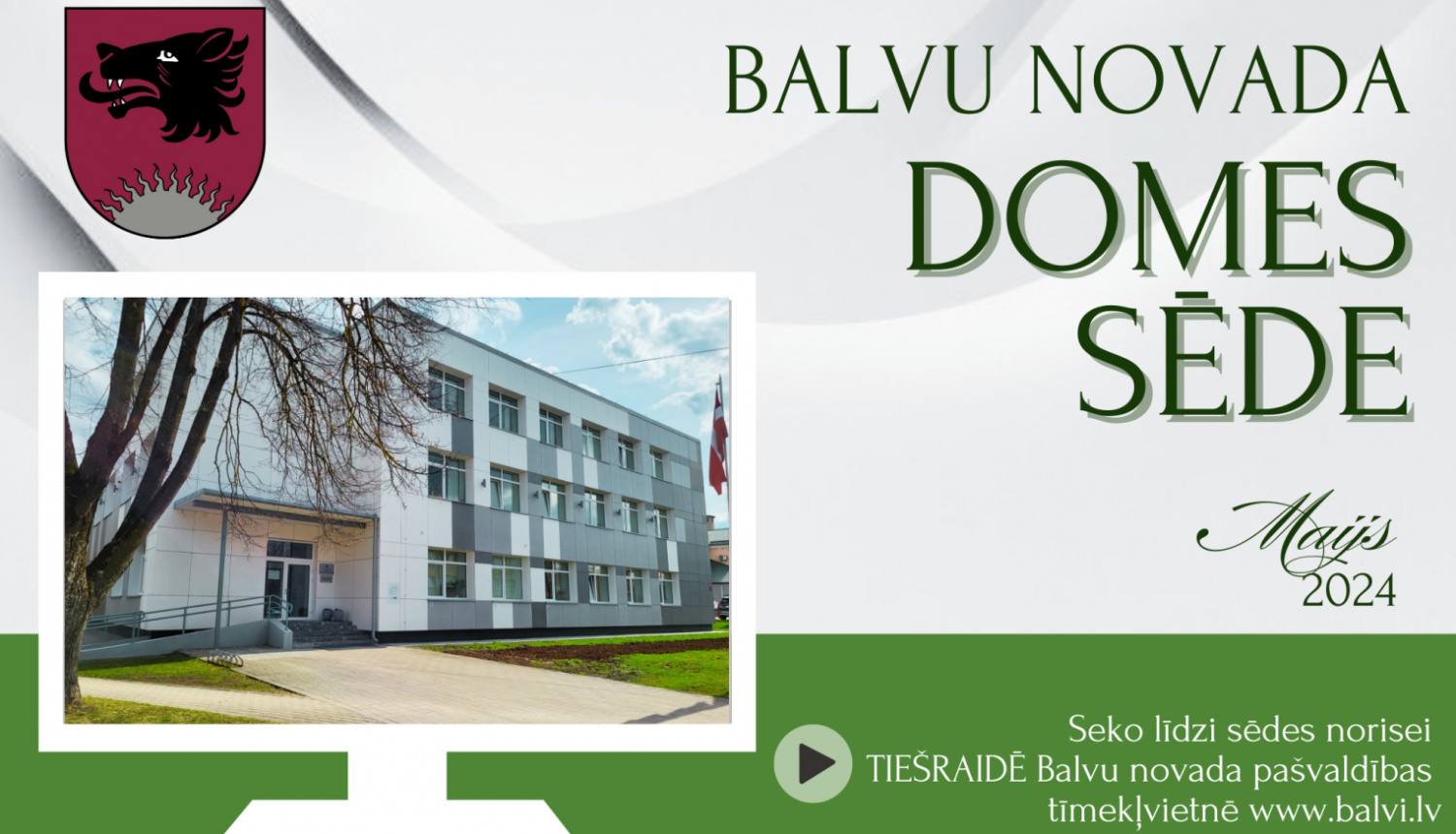 Balvu novada domes sēde 2024. gada 23.maijā plkst.09.00