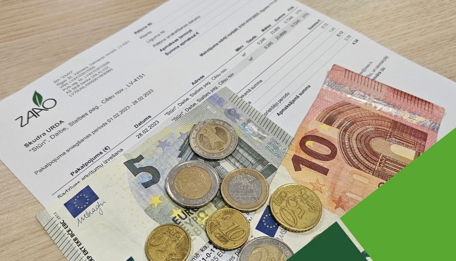 ZAAO rēķinu apmaksas veidi 