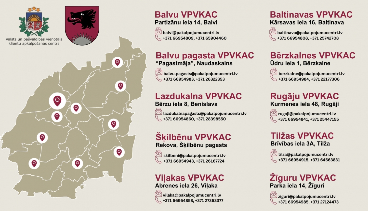 Darbu uzsāk trīs jauni valsts un pašvaldības vienotie klientu apkalpošanas centri